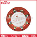 2016 newest mlemaine round christmas plate